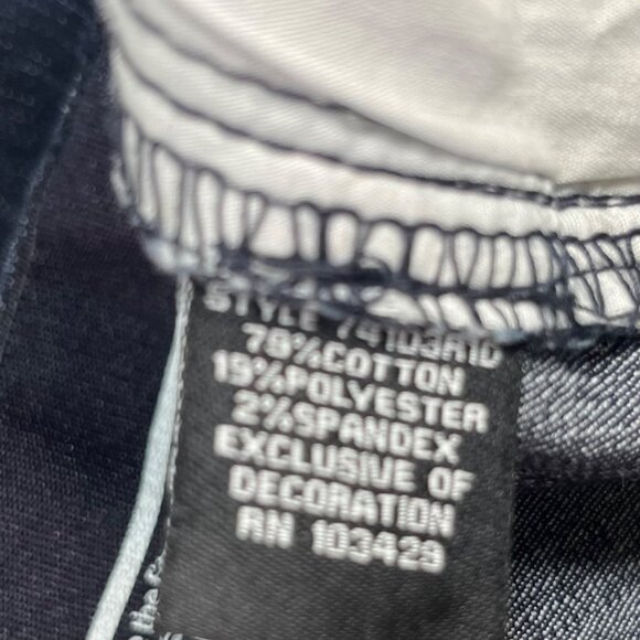 Intro Capri Pants Jeans Womens Size 24W Dark Wash Comfort Waist New - Picture 7 of 12